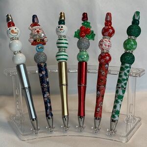 NEW! Handmade Decorated Pens! 5 Piece Set! You Get One!  Your Choice!